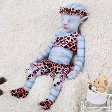 Load image into Gallery viewer, 20 inch Full Body Silicone Closed Eyes Reborn Baby Avatar Silicone Doll - TRANSWEET
