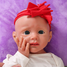 Load image into Gallery viewer, 20 Inch Full Silicone Baby Doll Mini Realistic Newborn Baby Dolls for Children Gifts Doll Collectors - Girl - TRANSWEET
