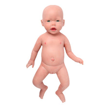 Load image into Gallery viewer, 20 inch Full Body Silicone Baby Dolls, Not Vinyl Dolls, Bald Mouth Open Lifelike Silicone Doll - Girl - TRANSWEET

