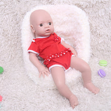 Load image into Gallery viewer, 18.5 Inch Full Silicone Doll Realistic Newborn Baby Dolls Eyes Open Silicone Full Body Girl - TRANSWEET
