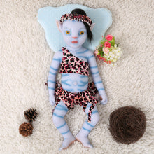 Chargez l&#39;image dans la visionneuse de la galerie, 20 inch Full Body Silicone Eyes Open Reborn Baby Avatar Lifelike Realistic Baby Dolls Boy - TRANSWEET
