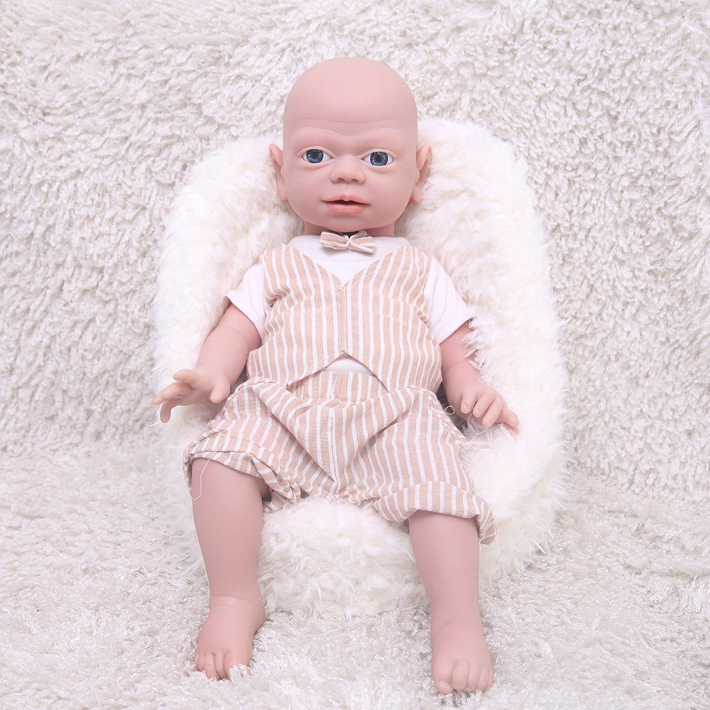 21 inch Full Body Silicone Baby Dolls Realistic, Not Vinyl Dolls,  Real Lifelike Reborn Silicone Baby Doll  With Clothes - Boy - TRANSWEET