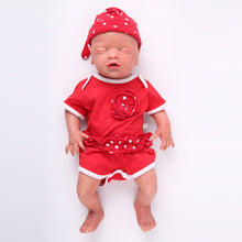 Load image into Gallery viewer, 18 inch Eye Closed Full Body Silicone Baby Dolls, Not Vinyl Dolls, Bald Mouth Open Lifelike Silicone Dolls Asleep Full Silicone Baby - Girl - TRANSWEET
